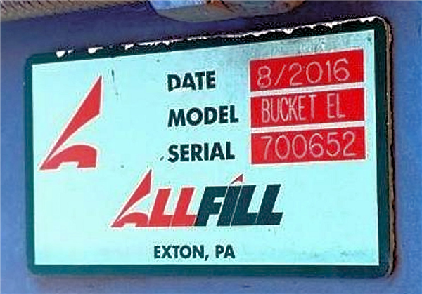 All Fill Model Bucket El, Stainless Steel 10' H Bucket Elevator)